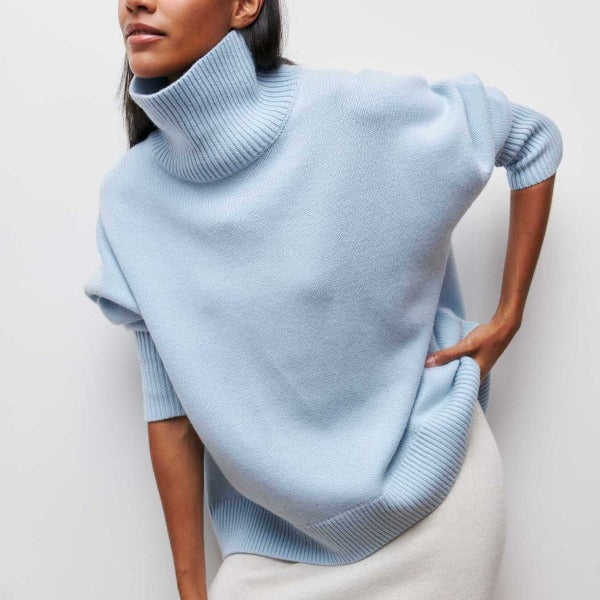 Karen - Hyggelig Rullekrave Sweater