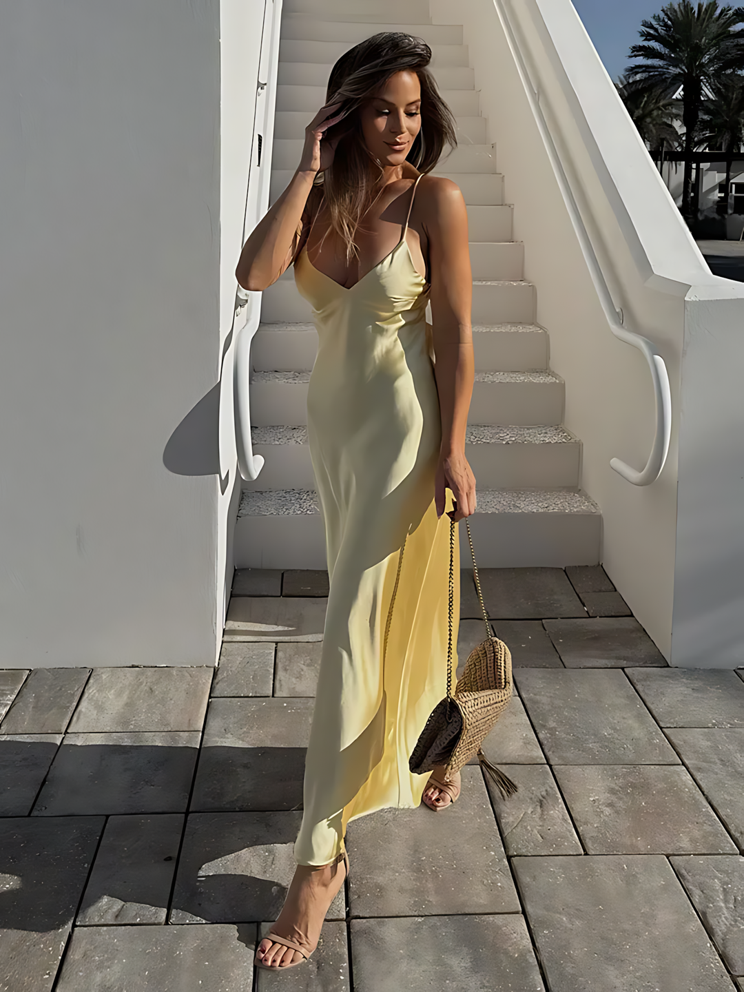Soleya – Satin kjole