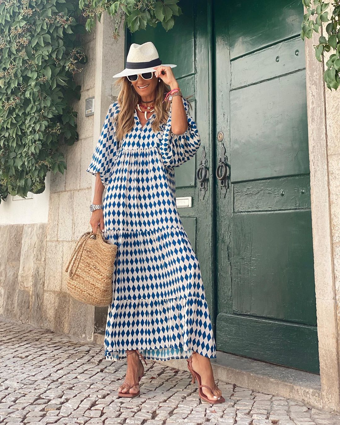Elara – Boho maxikjole