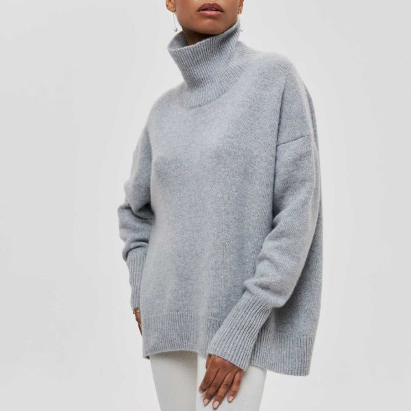 Karen - Hyggelig Rullekrave Sweater