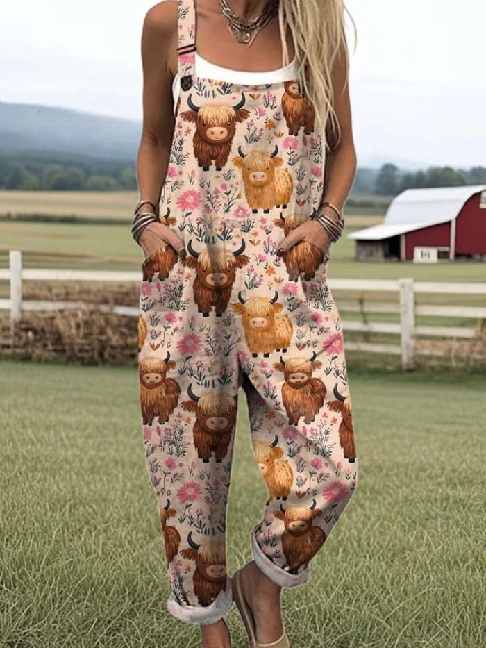 Astrid| Kunstnerisk Overall-Jumpsuit